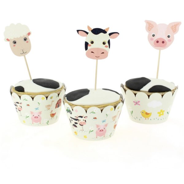 Kit Cupcakes Animaux de la Ferme