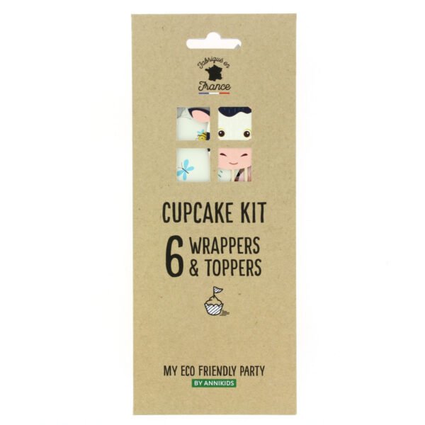 Kit Cupcakes Animaux de la Ferme