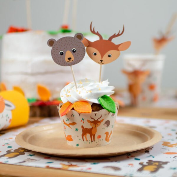 Kit Cupcakes Animaux de la Forêt