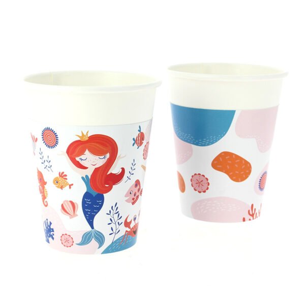 6 Gobelets Sirène Corail