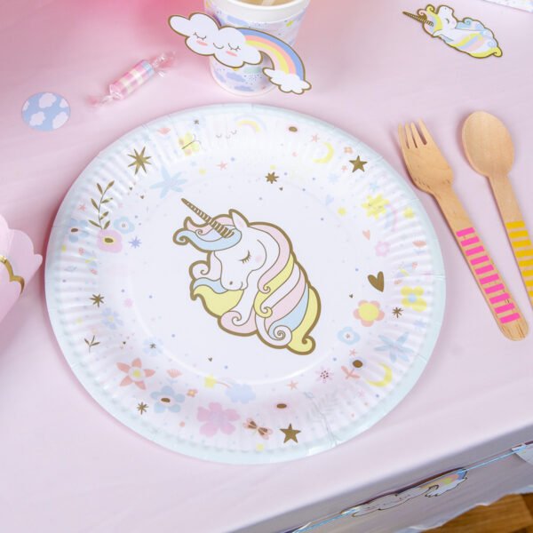 6 Assiettes Licorne