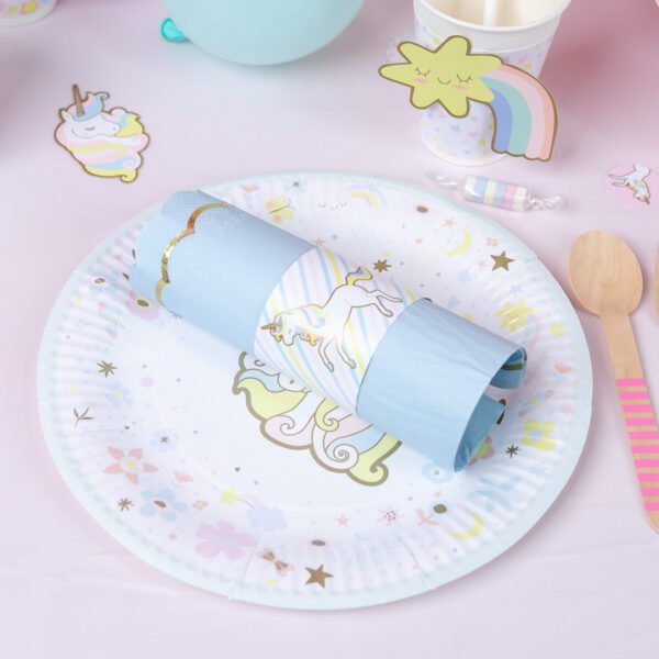 6 Ronds de serviettes Licorne