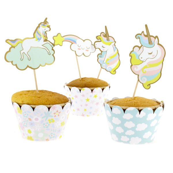 Kit Cupcakes Licorne