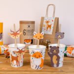 6 Gobelets Animaux de la Forêt