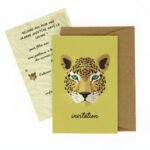 6 invitations Savane