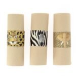 6 Ronds de serviettes Savane