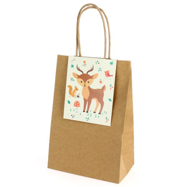 6 Sacs Cadeaux Animaux de la Forêt