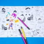 6 Sets de table Pirate Color