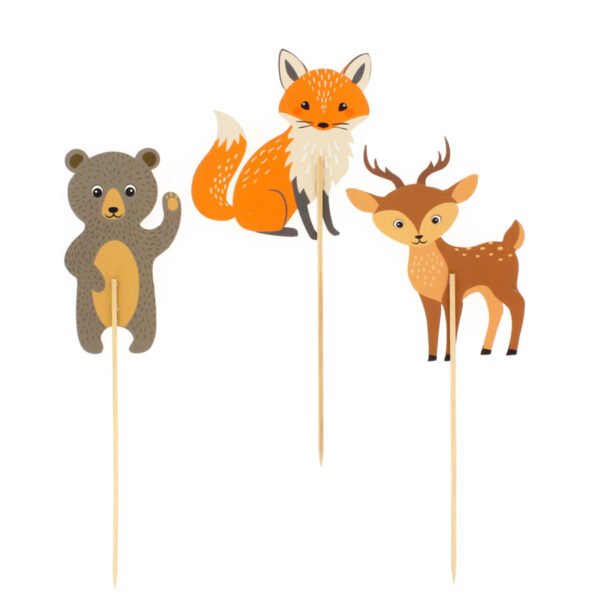 Cake Toppers Animaux de la Forêt