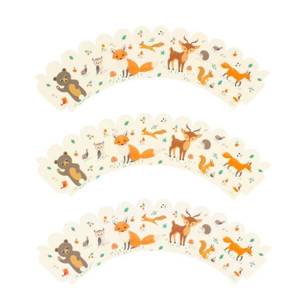 Kit Cupcakes Animaux de la Forêt