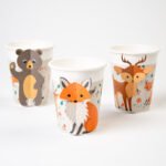 6 Gobelets Animaux de la Forêt