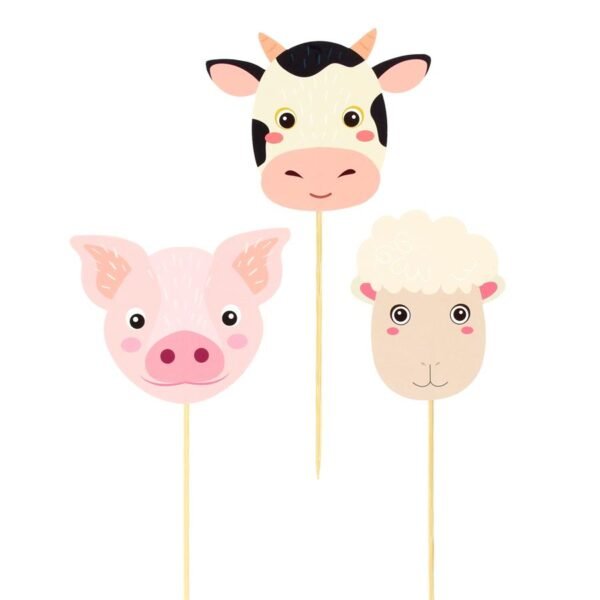 Cake Toppers Animaux de la Ferme